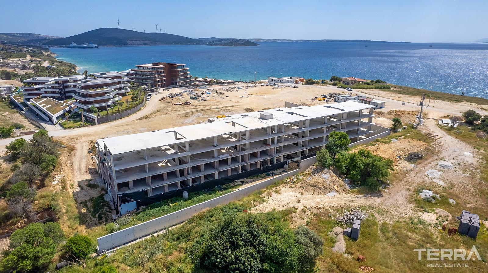 Eksklusive lejligheder med havudsigt til salg i Çeşme, İzmir - 107843