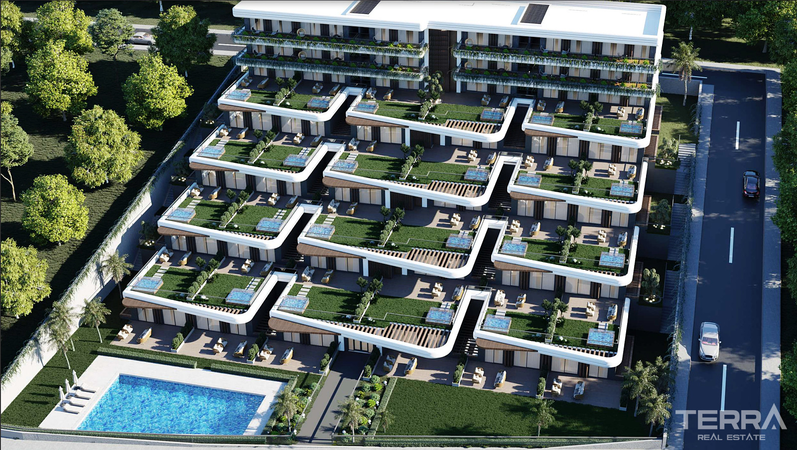 Appartements avec vue mer à vendre à Çeşme, Izmir, Turquie