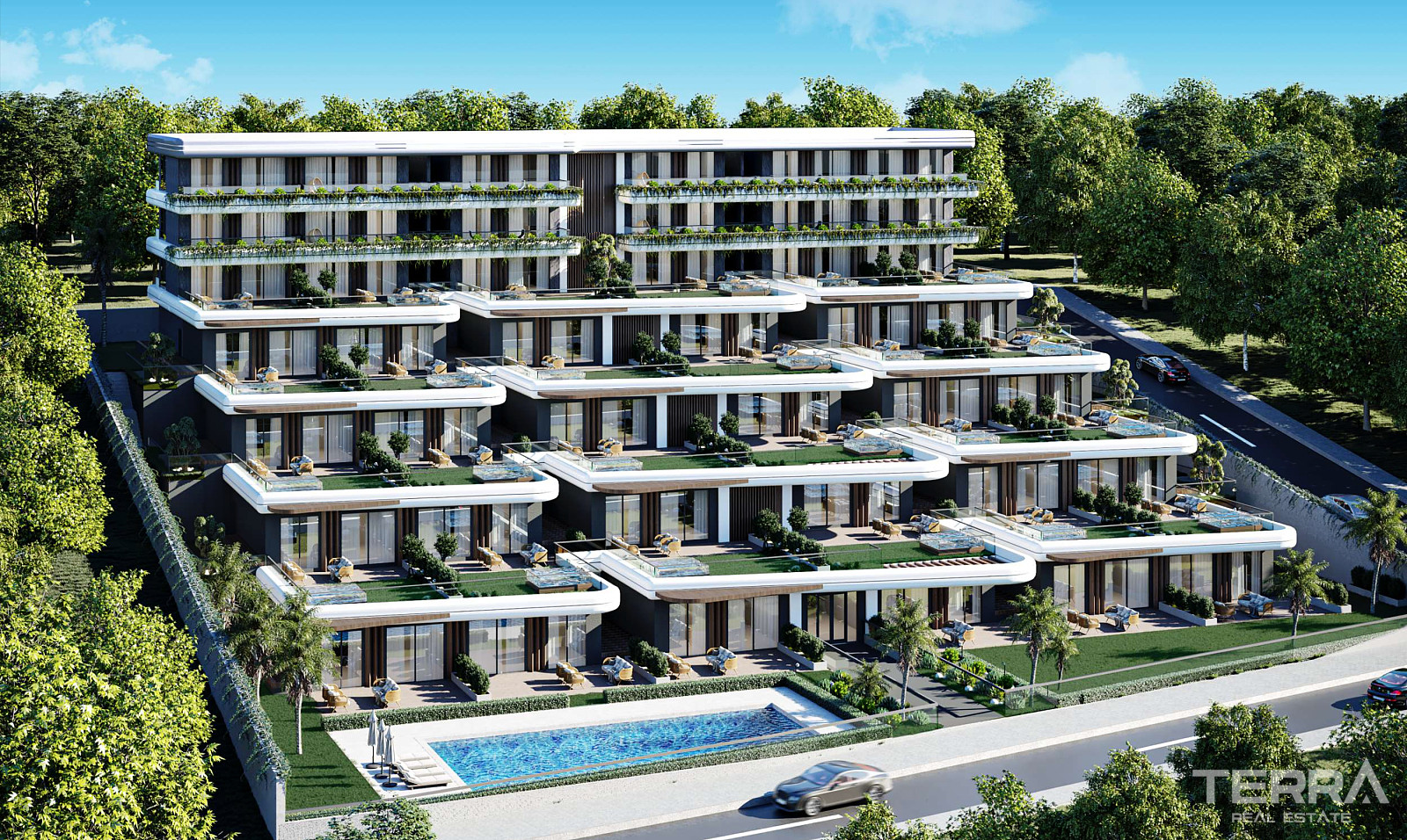 Appartements avec vue mer à vendre à Çeşme, Izmir, Turquie - 107862