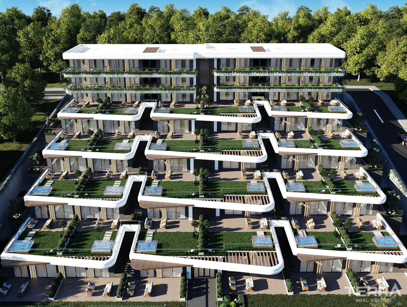 Appartements avec vue mer à vendre à Çeşme, Izmir, Turquie - 107865