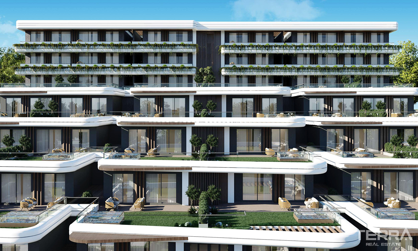 Appartements avec vue mer à vendre à Çeşme, Izmir, Turquie - 107867