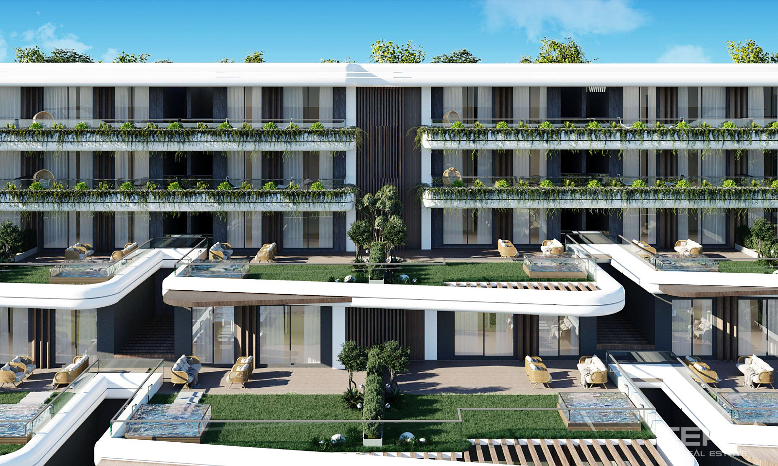 Appartements avec vue mer à vendre à Çeşme, Izmir, Turquie - 107868