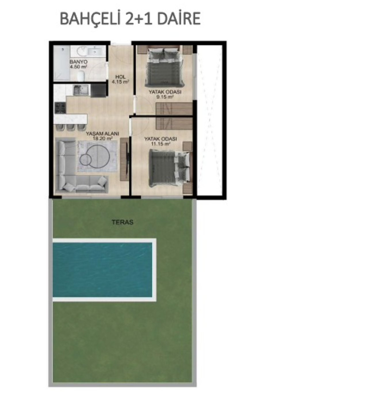 Appartements avec vue mer à vendre à Çeşme, Izmir, Turquie - 107878