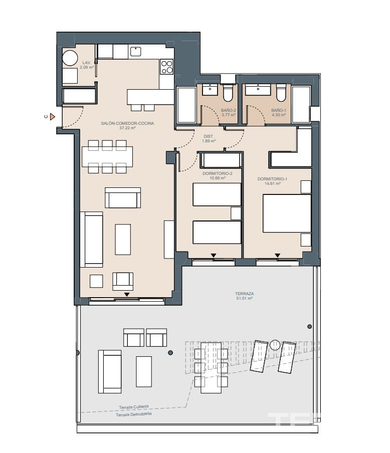 Appartements vue mer à vendre à Málaga, Rincon de La Victoria - 108219