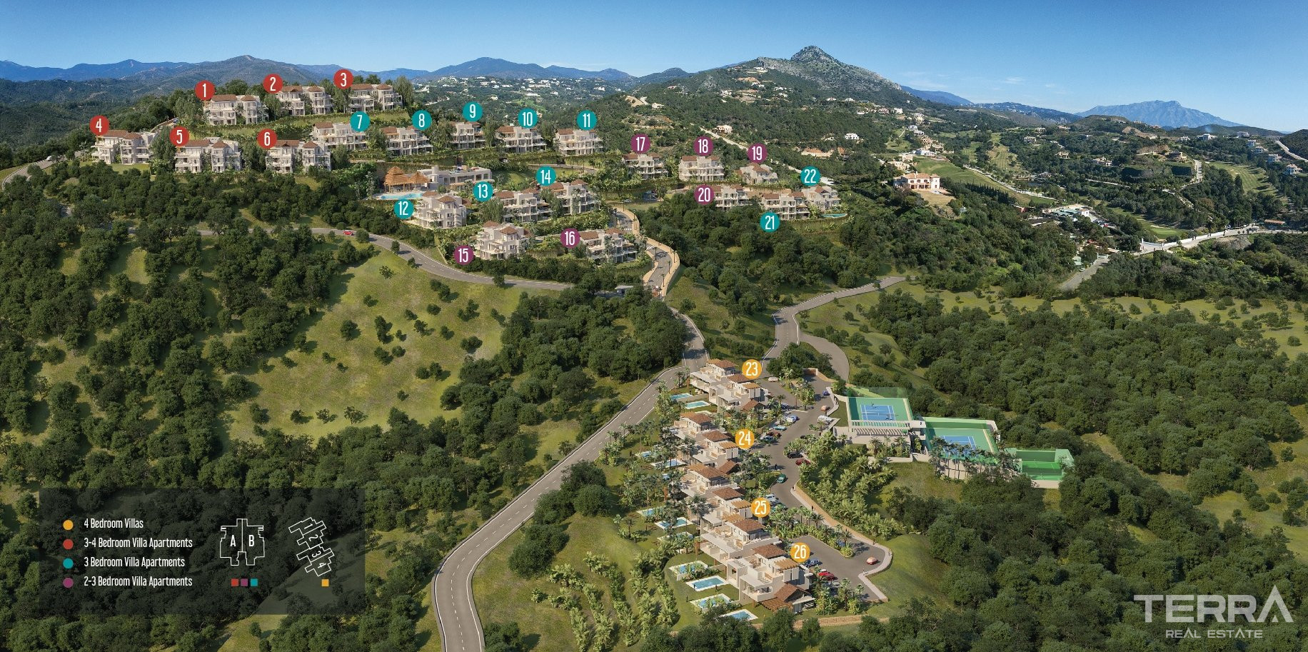 Golf Apartments for Sale in Benahavís, Costa del Sol, Spain - 108291