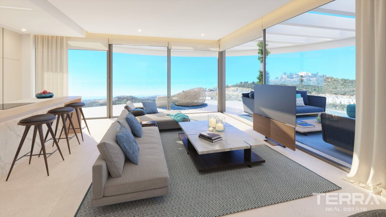 Sea View Apartments for Sale in Benahavís, Málaga, Spain - 108449