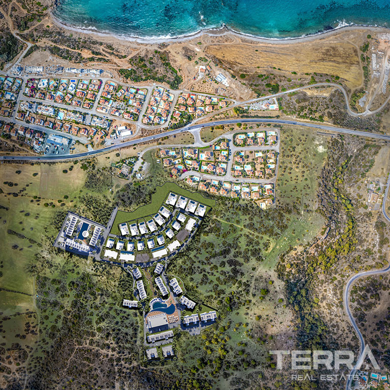 Girne, Esentepe'de Satılık Deniz Manzaralı Villalar - 108536