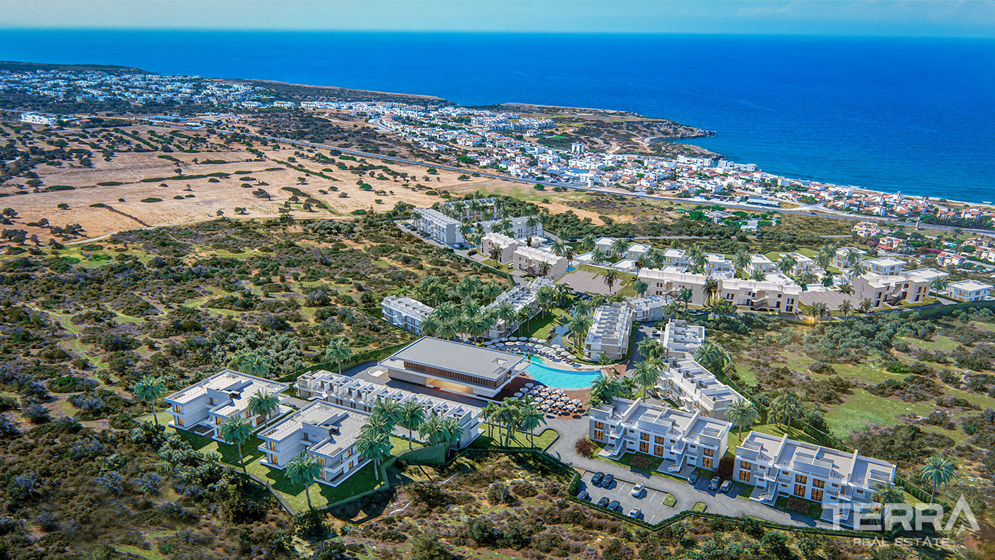 Girne, Esentepe'de Satılık Deniz Manzaralı Villalar - 108537