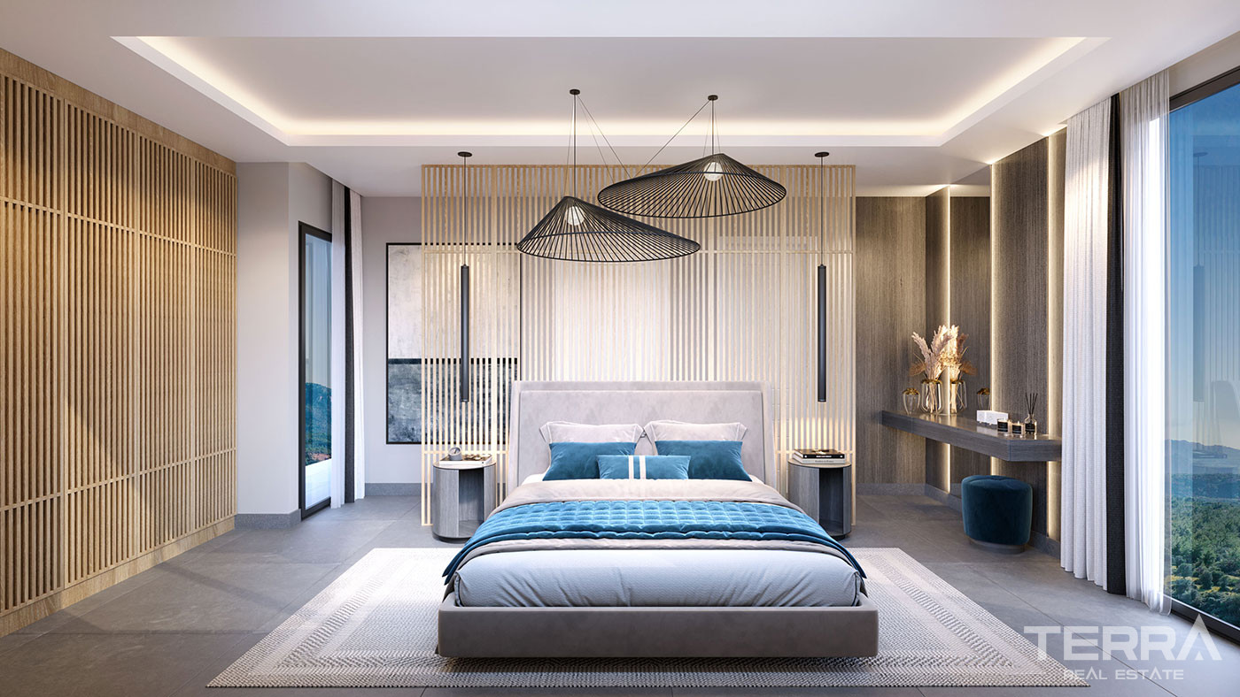 Girne, Esentepe'de Satılık Deniz Manzaralı Villalar - 108547