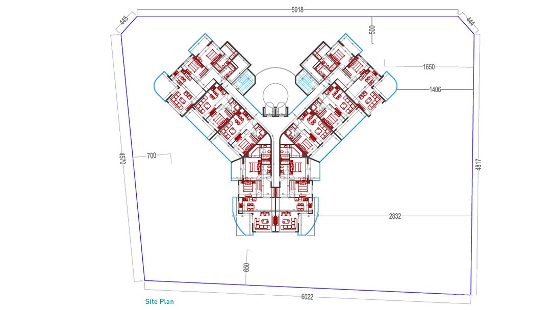 Yekta Plaza Residenz, Wohnungen in Mahmutlar, Alanya - 5550