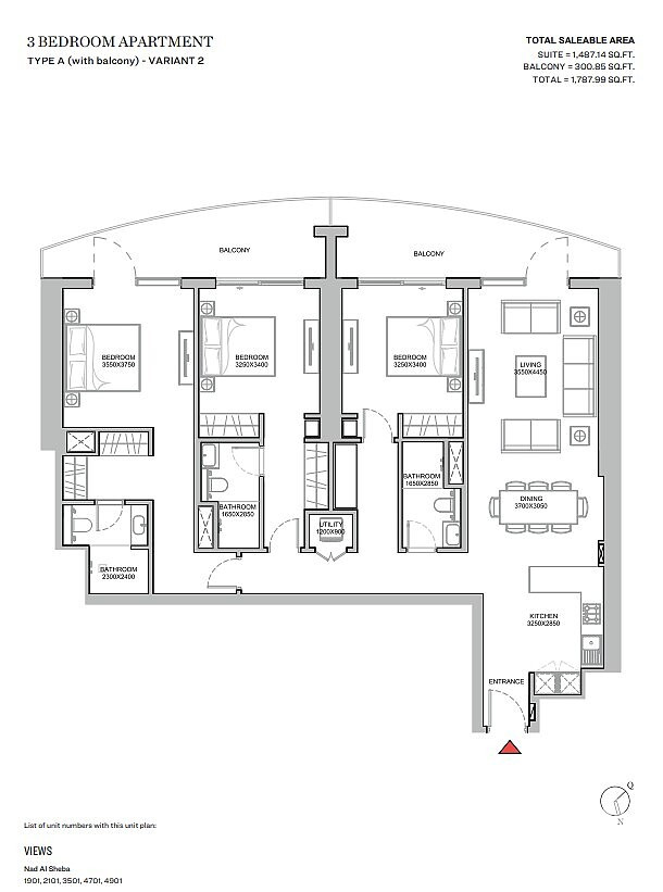 Luxury Apartments for Sale in Meydan, Dubai, UAE - 108609