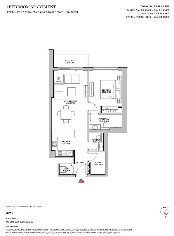 Luxury Apartments for Sale in Meydan, Dubai, UAE - 108611