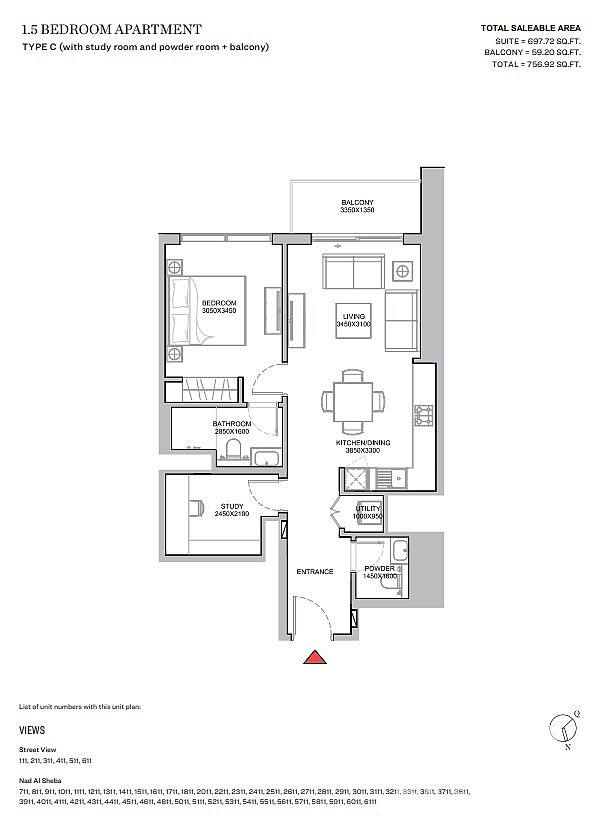 Luxury Apartments for Sale in Meydan, Dubai, UAE - 108612
