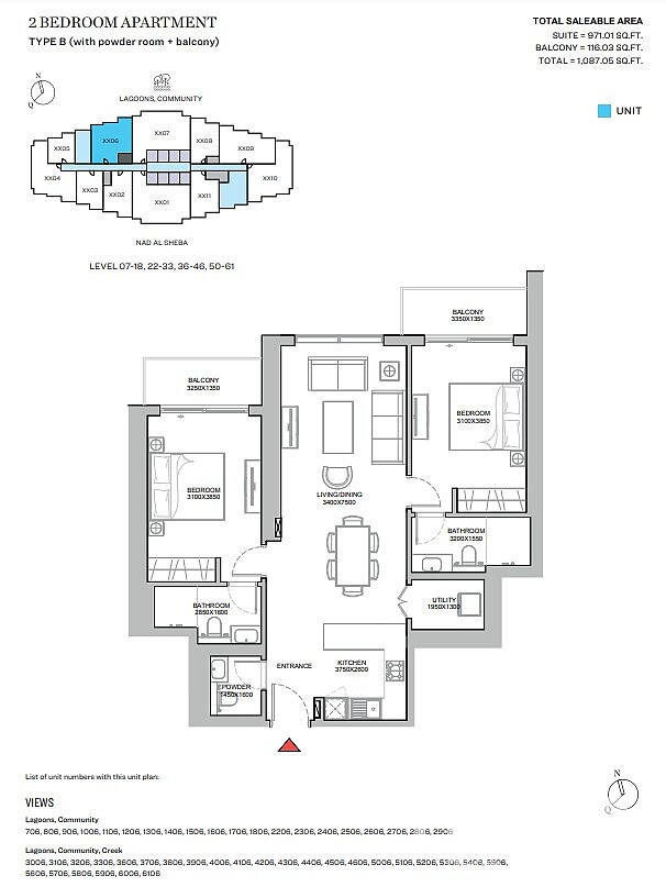 Luxury Apartments for Sale in Meydan, Dubai, UAE - 108613