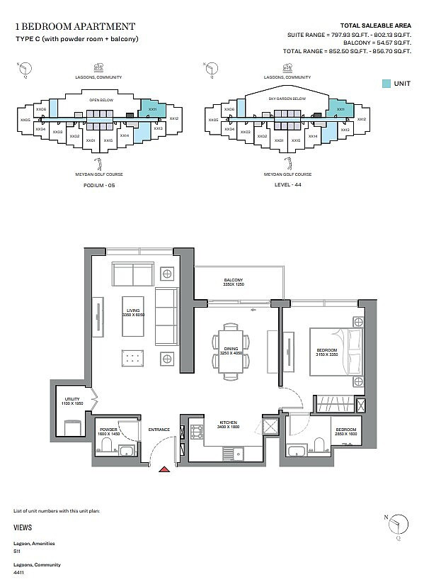 Apartments for Sale in Dubai Meydan in Sobha Hartland II - 108628