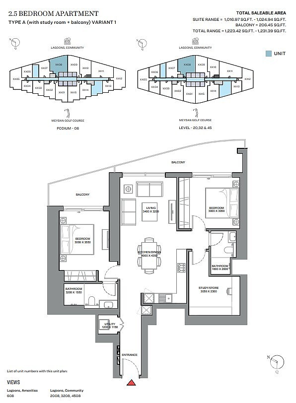 Apartments for Sale in Dubai Meydan in Sobha Hartland II - 108630