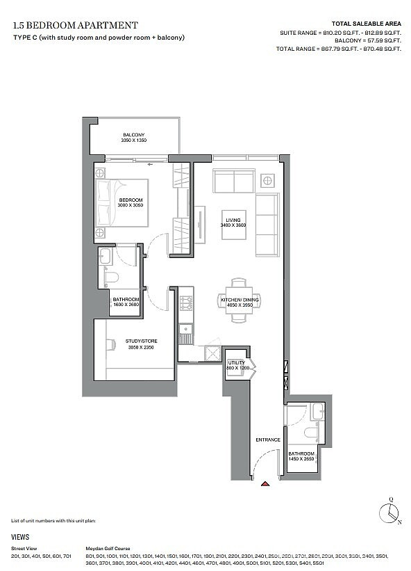 Apartments for Sale in Dubai Meydan in Sobha Hartland II - 108633