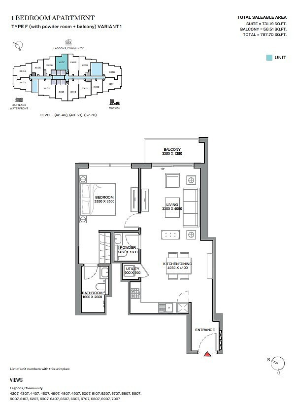 Appartements à vendre à Meydan, Dubai, Émirats arabes unis - 108648