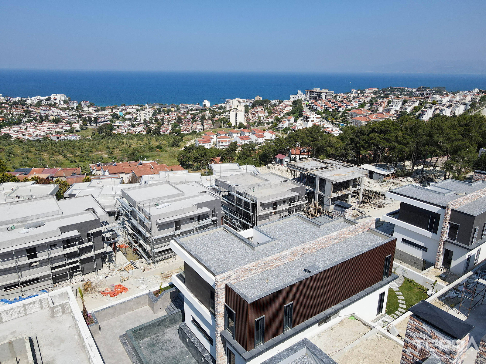 Eksklusive villaer med havutsikt til salgs i Kuşadası, Tyrkia - 109068