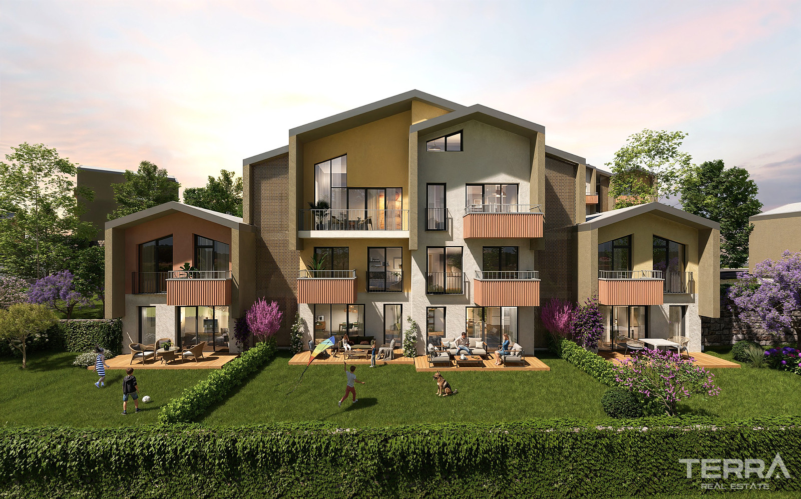 Golf View Apartments for Sale in Kuşadası, Aydın, Turkey - 109256