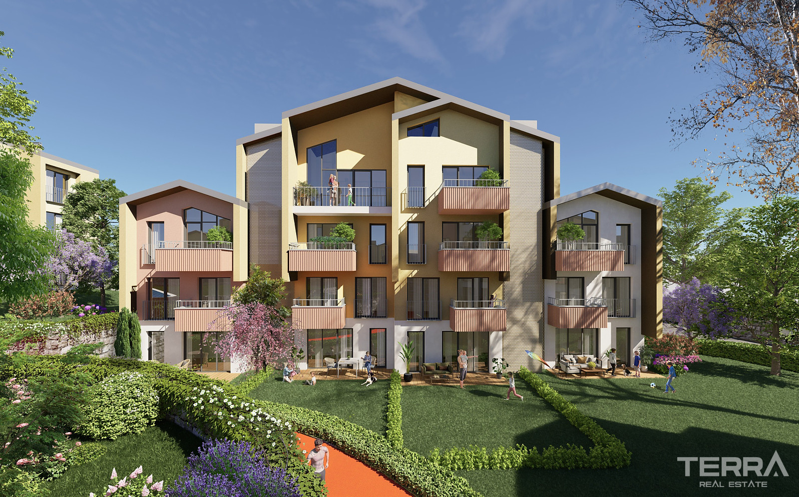 Golf View Apartments for Sale in Kuşadası, Aydın, Turkey - 109258