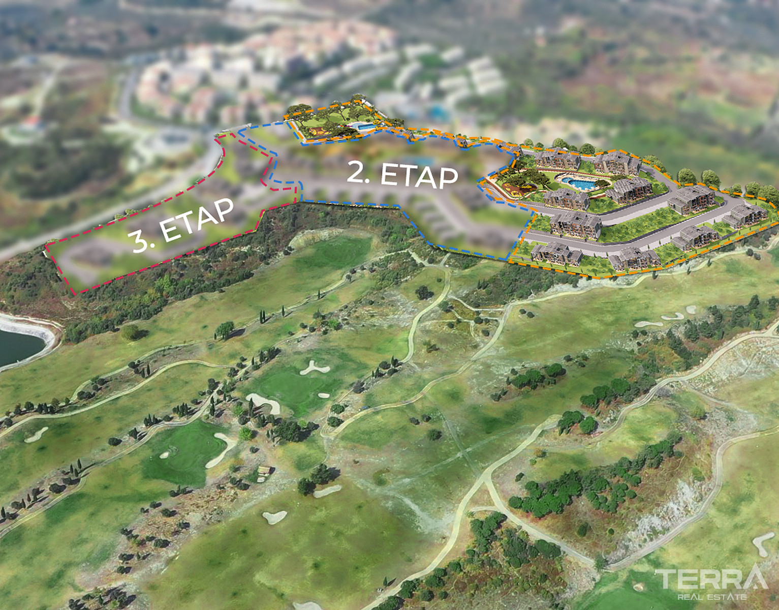 Golf View Apartments for Sale in Kuşadası, Aydın, Turkey - 109288