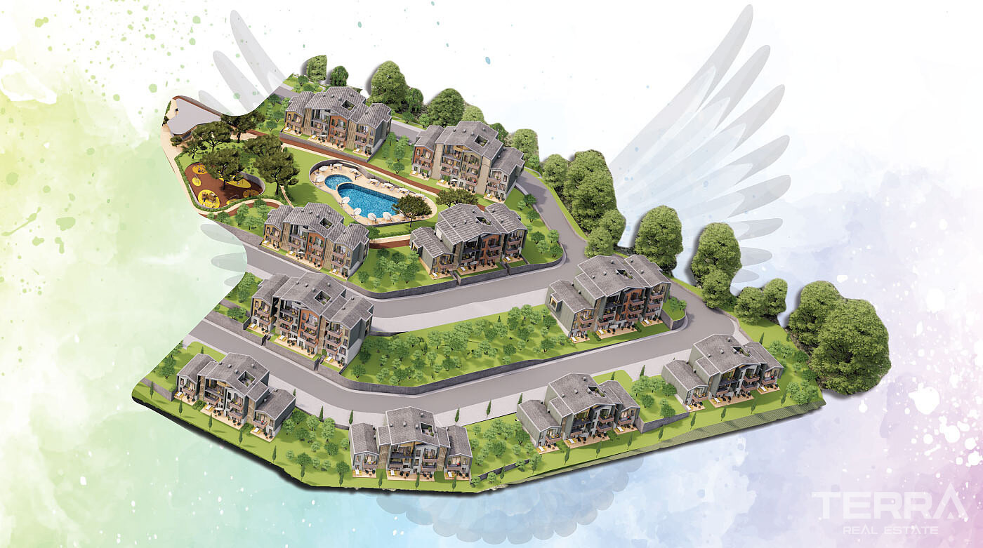 Golf View Apartments for Sale in Kuşadası, Aydın, Turkey - 109289