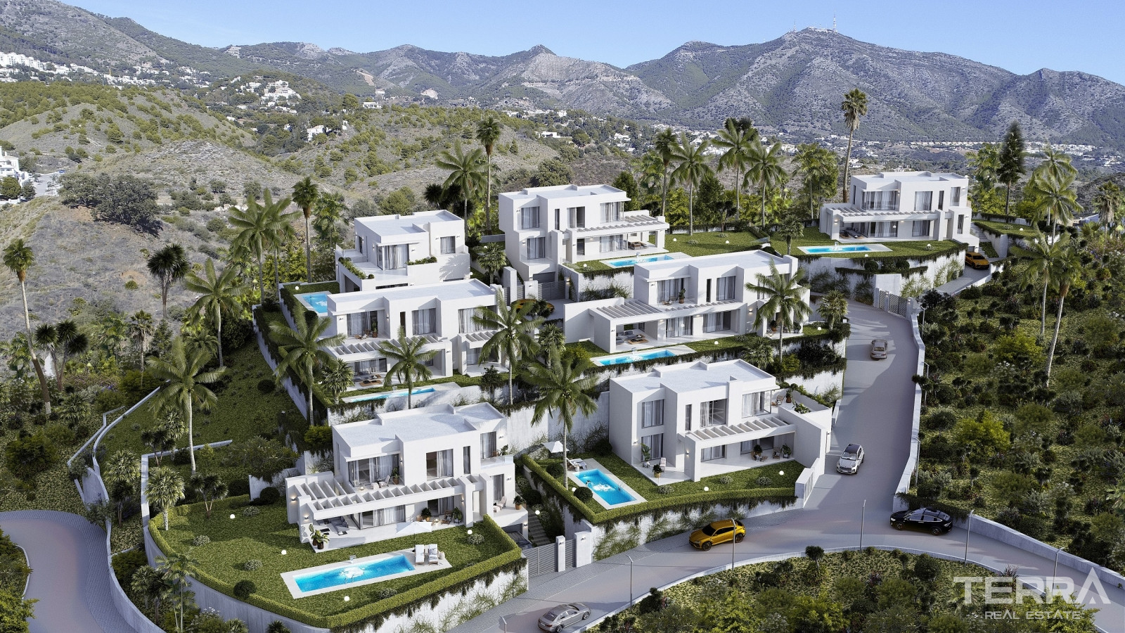 Sea View Private Villas for Sale in Mijas, Malaga, Spain