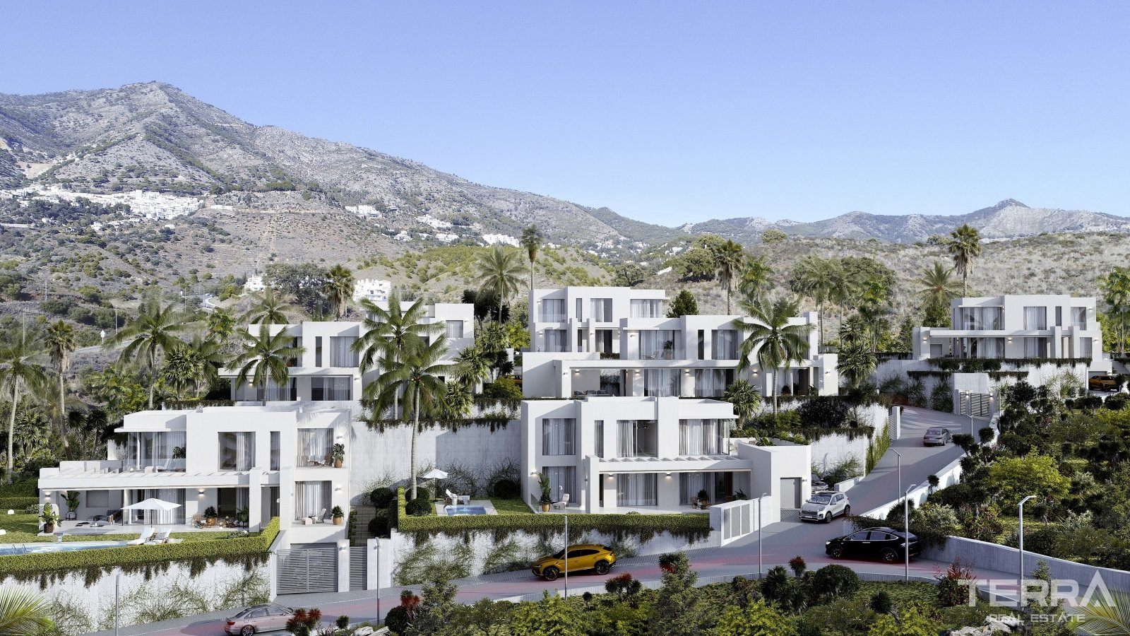Sea View Private Villas for Sale in Mijas, Malaga, Spain - 109375
