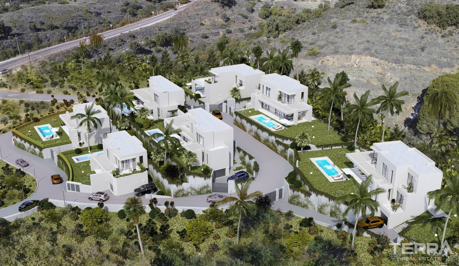 Sea View Private Villas for Sale in Mijas, Malaga, Spain - 109379