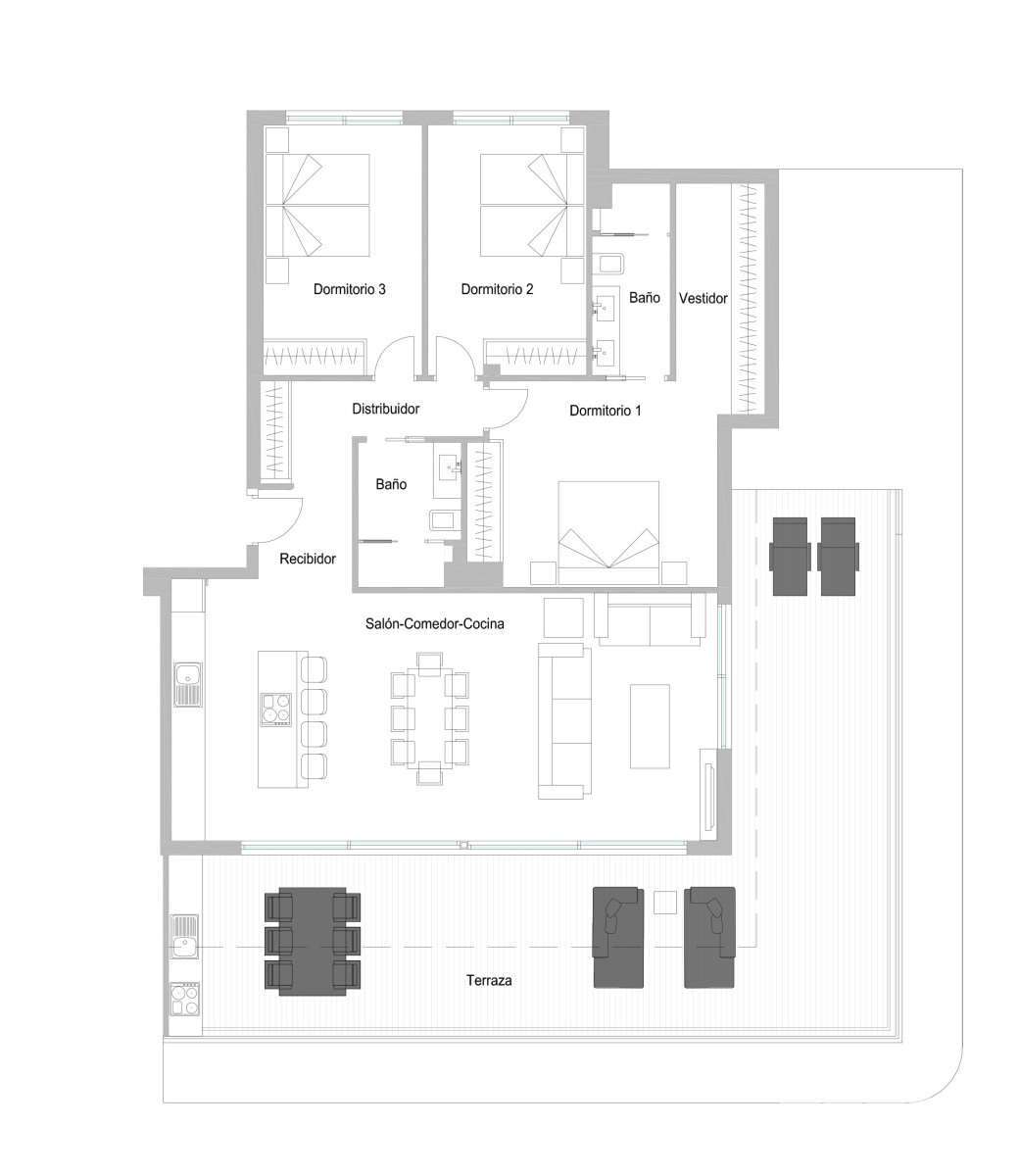Sea View Apartments for Sale in Benalmadena, Málaga, Spain - 109442
