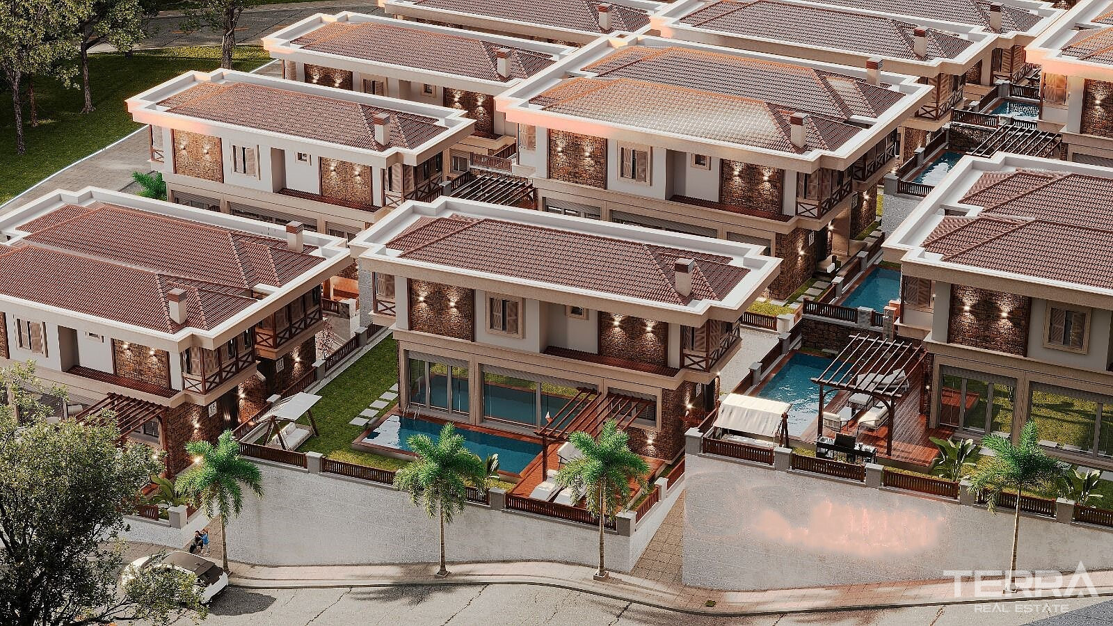 Sea View Villas for Sale in Kuşadası, Aydın - 110377