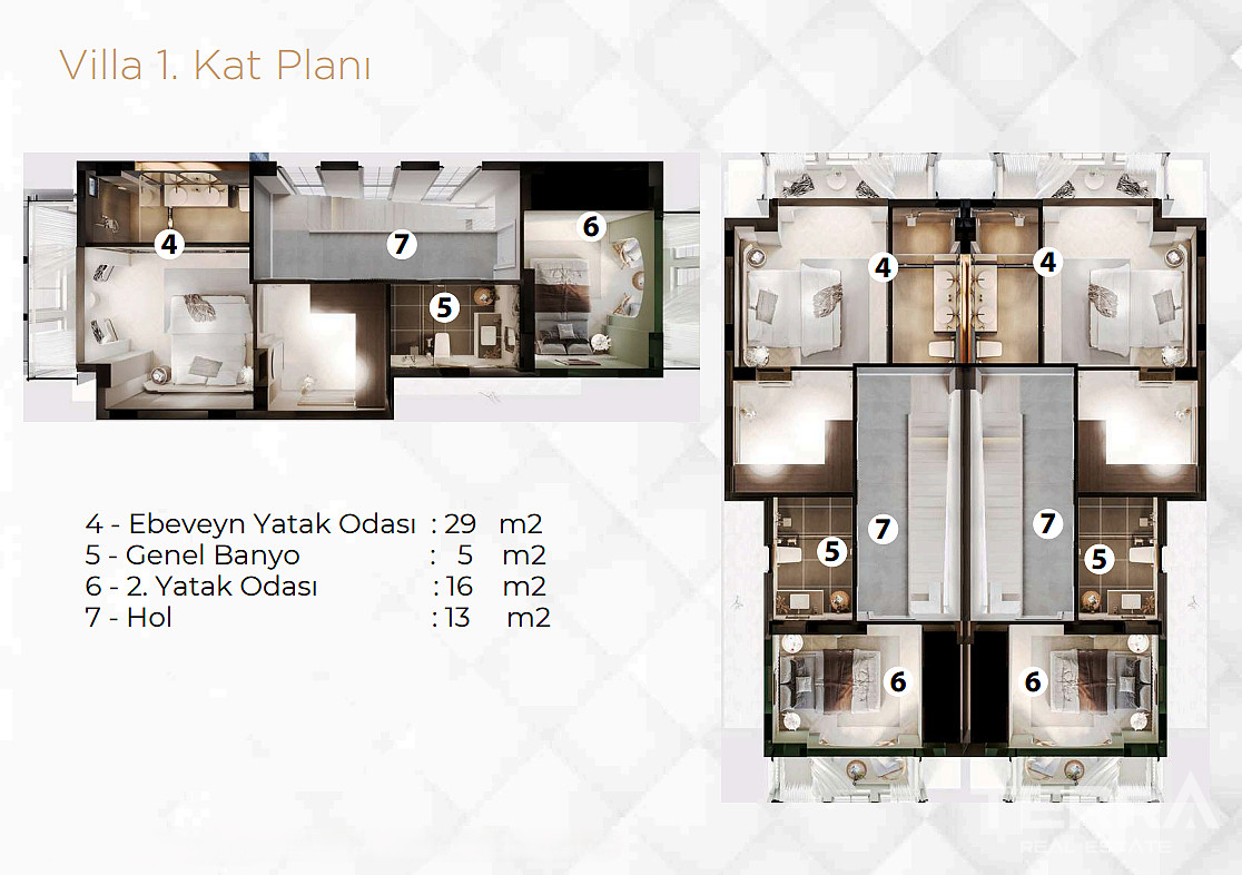 Sea View Villas for Sale in Kuşadası, Aydın - 110412