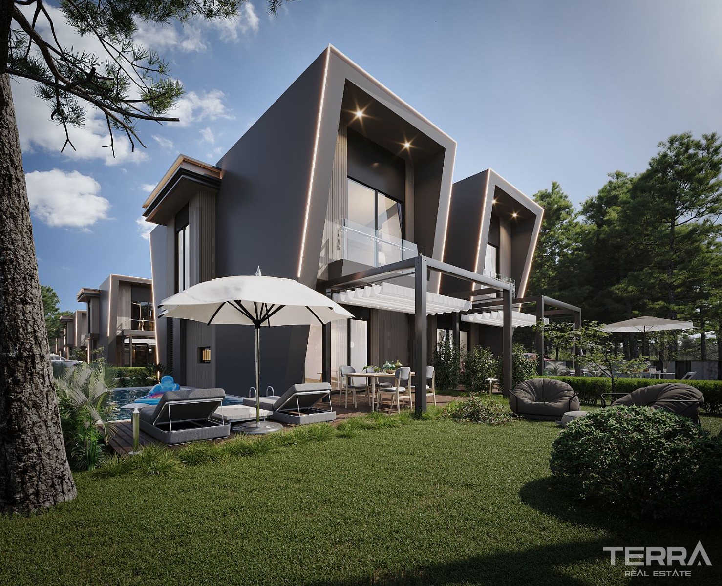 Villas with Private Pools for Sale in Kuşadası, Aydın - 110587