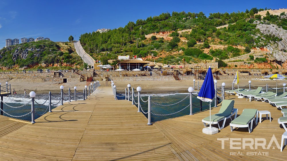 Luxury Sea View Apartments with Private Beach for Sale in Alanya - 5780