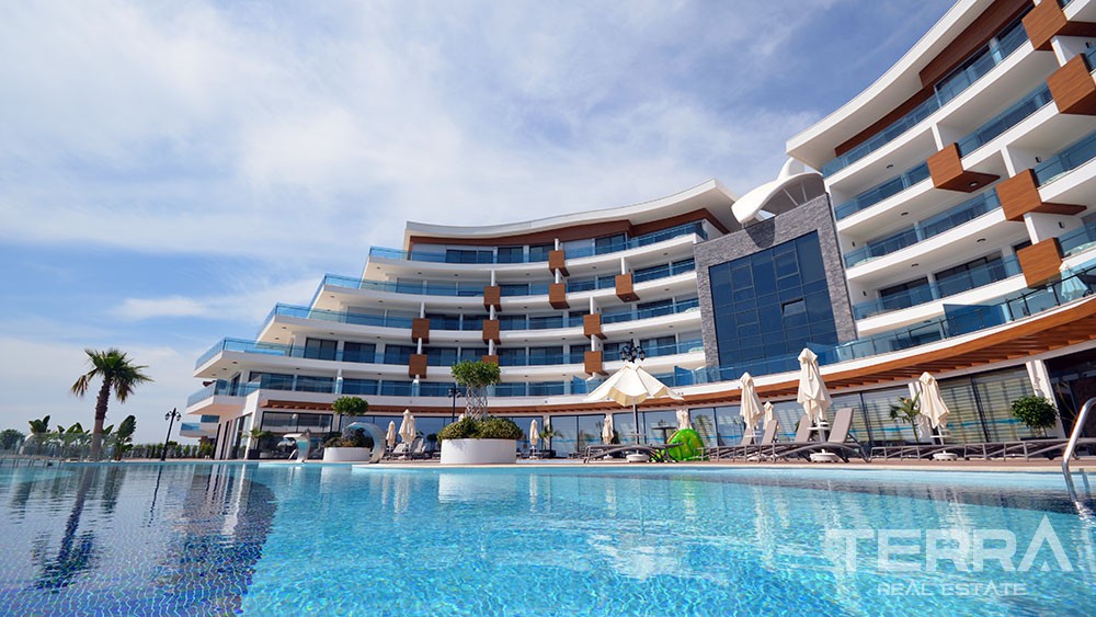 Luxury Sea View Apartments with Private Beach for Sale in Alanya - 5781