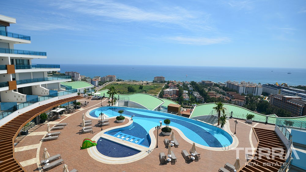Luxury Sea View Apartments with Private Beach for Sale in Alanya - 5783