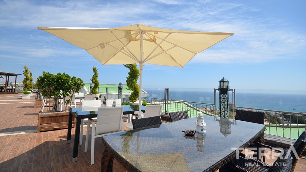 Luxury Sea View Apartments with Private Beach for Sale in Alanya - 5787