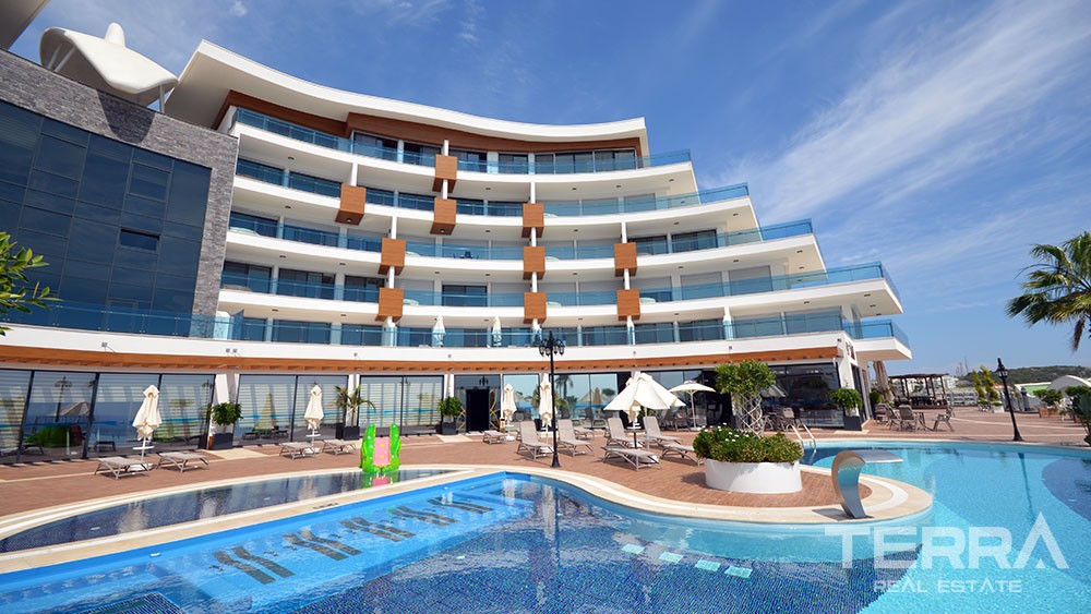 Luxury Sea View Apartments with Private Beach for Sale in Alanya - 5793