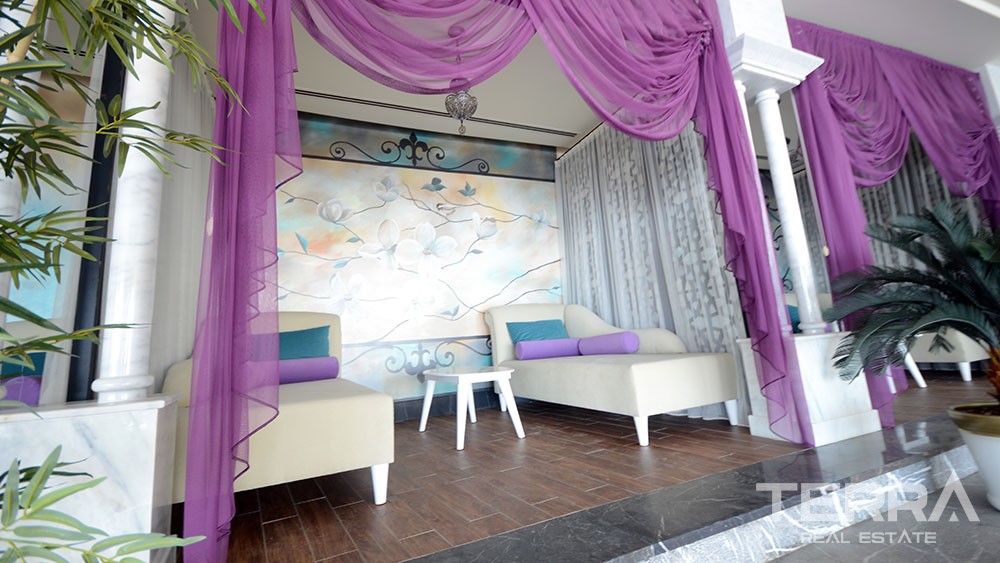 Luxury Sea View Apartments with Private Beach for Sale in Alanya - 5804