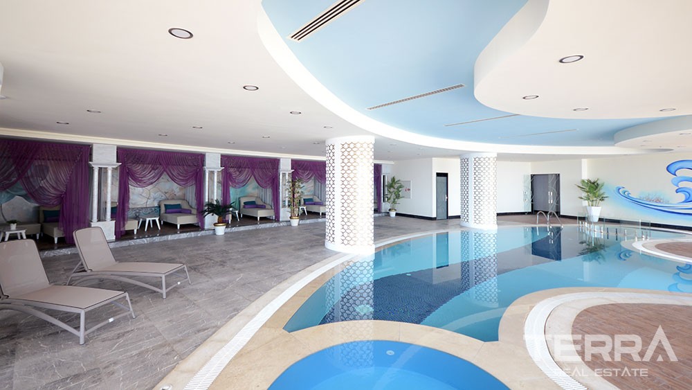 Luxury Sea View Apartments with Private Beach for Sale in Alanya - 5803
