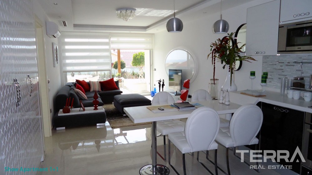 Luxury Sea View Apartments with Private Beach for Sale in Alanya - 5812