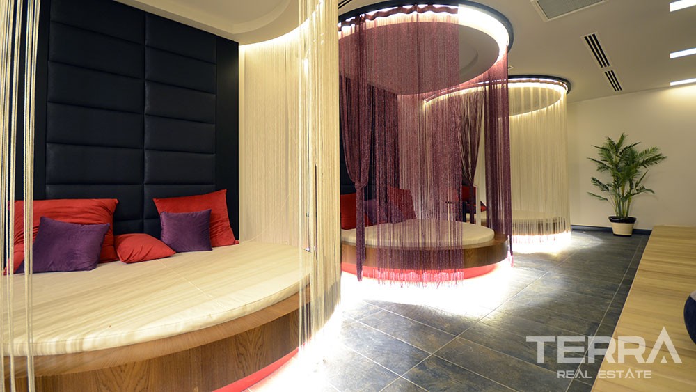 Luxury Sea View Apartments with Private Beach for Sale in Alanya - 5813