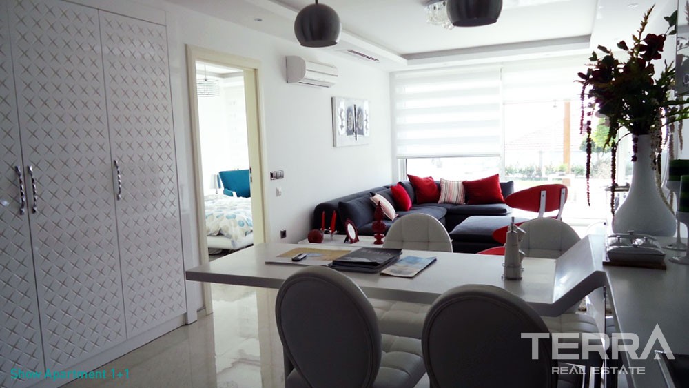 Luxury Sea View Apartments with Private Beach for Sale in Alanya - 5814