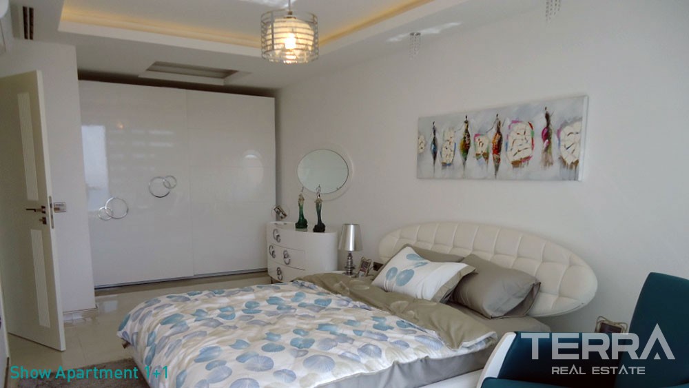 Luxury Sea View Apartments with Private Beach for Sale in Alanya - 5816