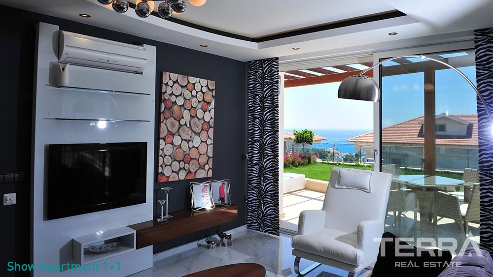 Luxury Sea View Apartments with Private Beach for Sale in Alanya - 5821