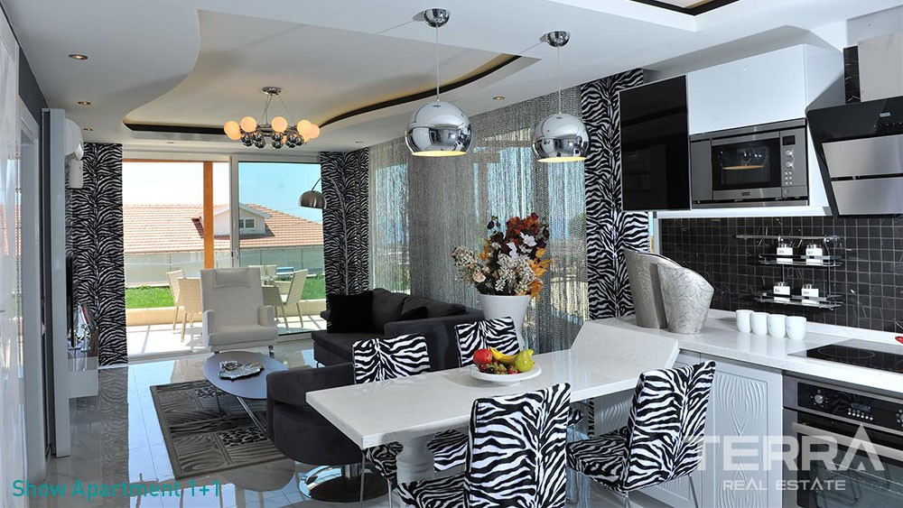 Luxury Sea View Apartments with Private Beach for Sale in Alanya - 5823