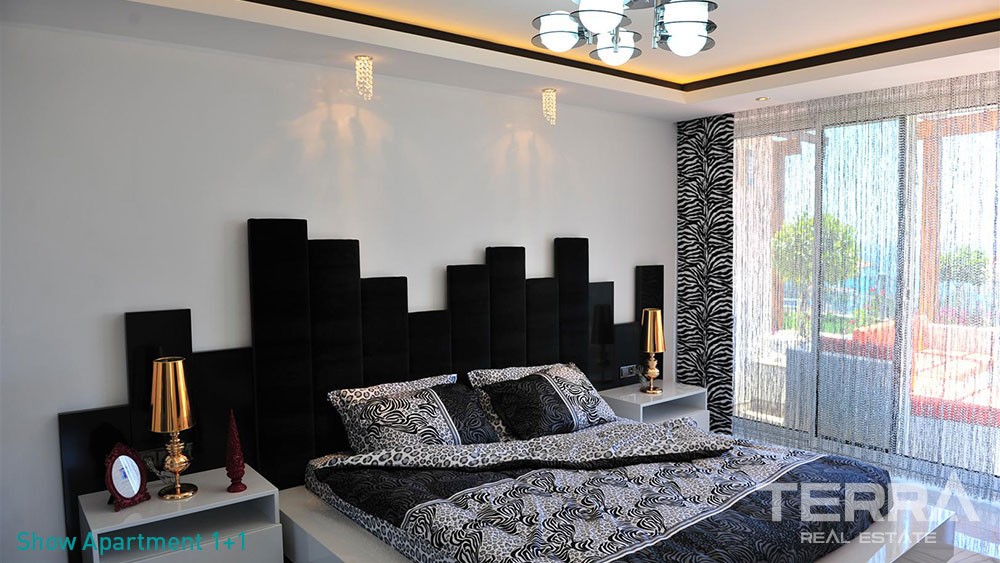 Luxury Sea View Apartments with Private Beach for Sale in Alanya - 5829