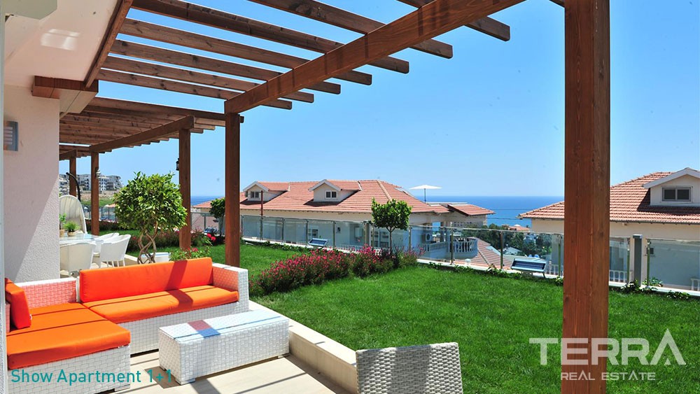 Luxury Sea View Apartments with Private Beach for Sale in Alanya - 5837
