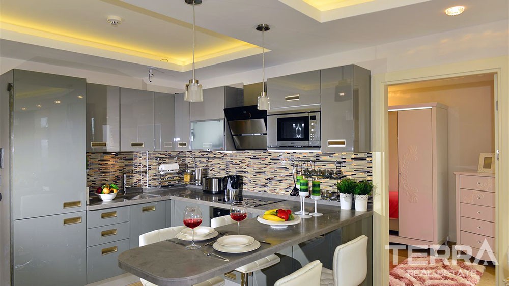 Luxury Sea View Apartments with Private Beach for Sale in Alanya - 5843